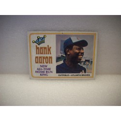 1974 Topps Baseball Hank Aaron Number 1