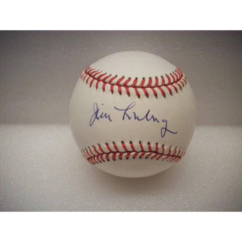 Jim Longborg Autograph Baseball Certified
