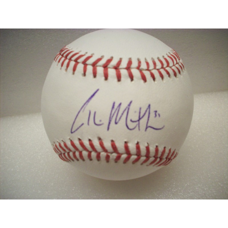 Colin McHugh Autograph Baseball Certified Tristar