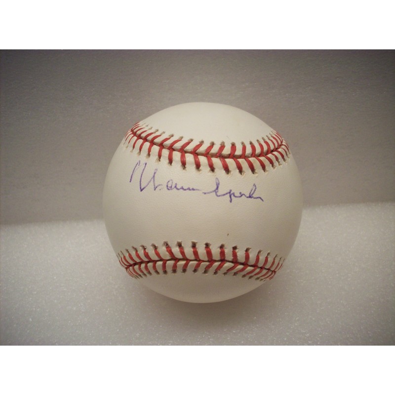 Warren Spahn Autograph Baseball Certified