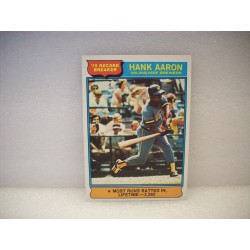 1976 Topps Hank Aaron...