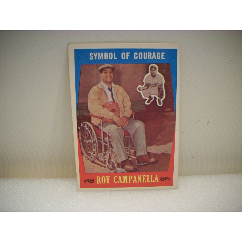 1959 Topps Symbol of Courage Roy Campanella