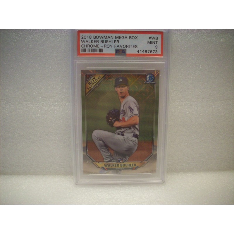 2018 Bowman, Walker Buehler  PSA9