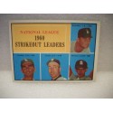 1961 Topps Strikeout Leaders Koufax