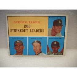 1961 Topps Strikeout Leaders Koufax