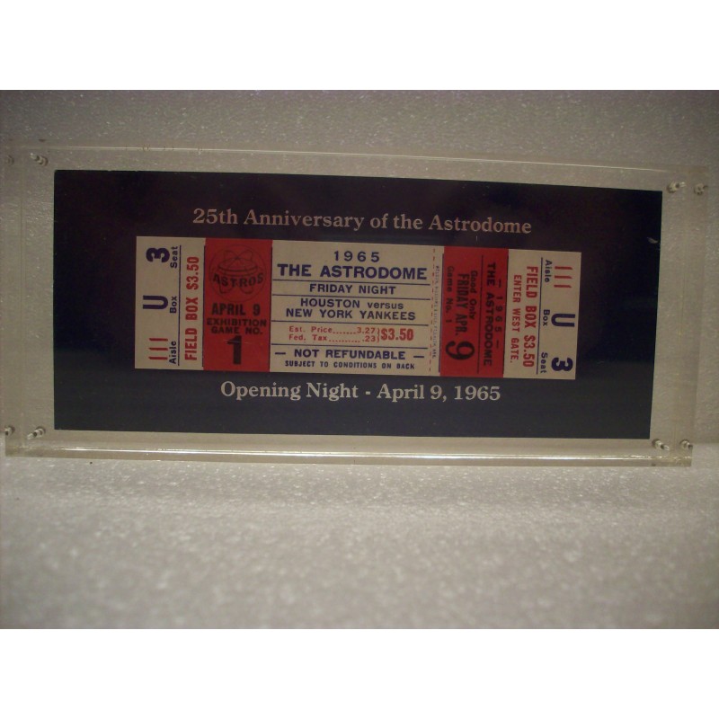 25th Anniversary 1st Game Ticket