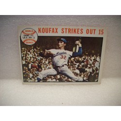 1964 Koufax Strikes Out 15