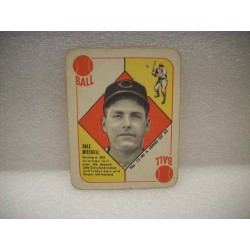 1951 Topps Red Back Dale Mitchell