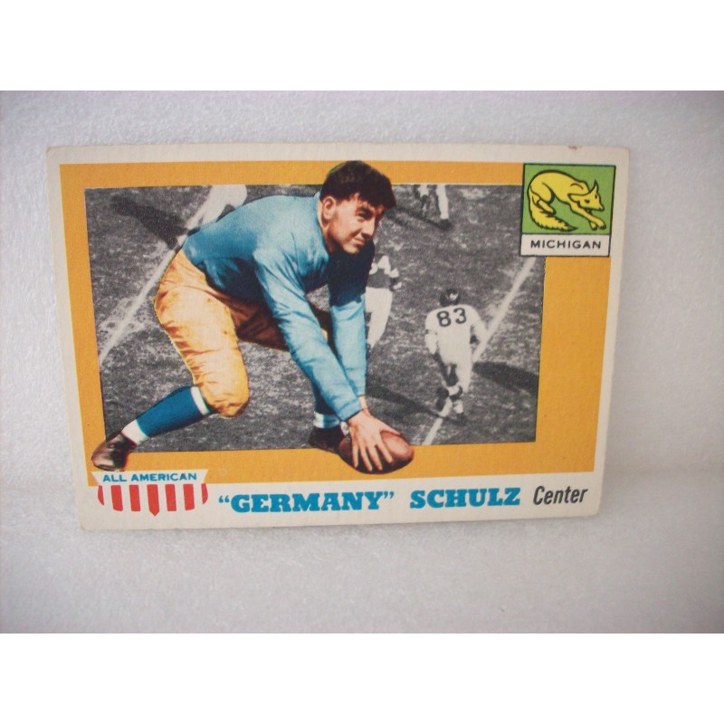 1955 Topps All American Germany Schulz SP