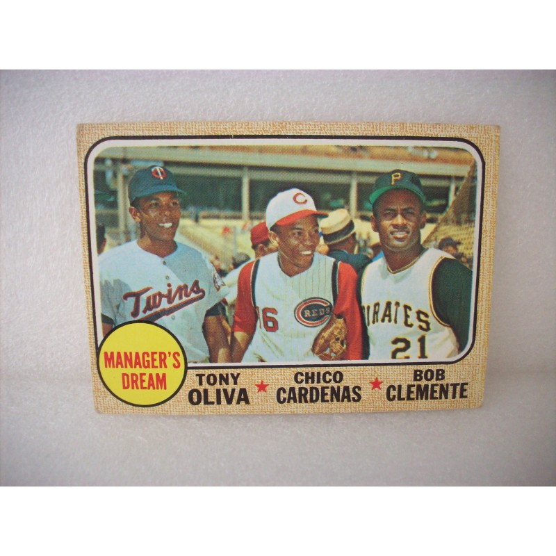 1968 Topps Managers Dream Olivia Cardenas Clemente