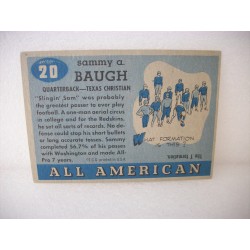 1955 Topps All American Sammy Baugh