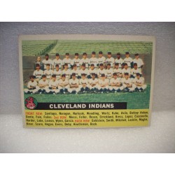 1956 Topps Cleveland Indians TC