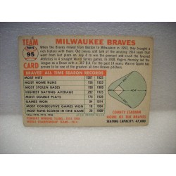 1956 Topps Milwaukee Braves TC