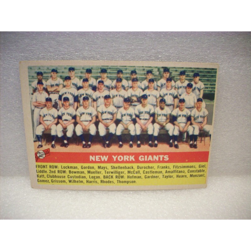 1956 Topps New York Giants TC