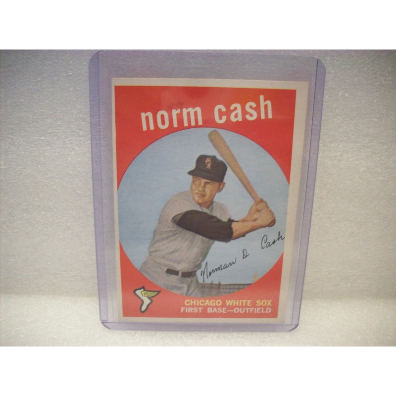 1959 Topps Norm Cash RC High Number