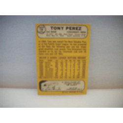 1968 Topps Tony Perez card number 130